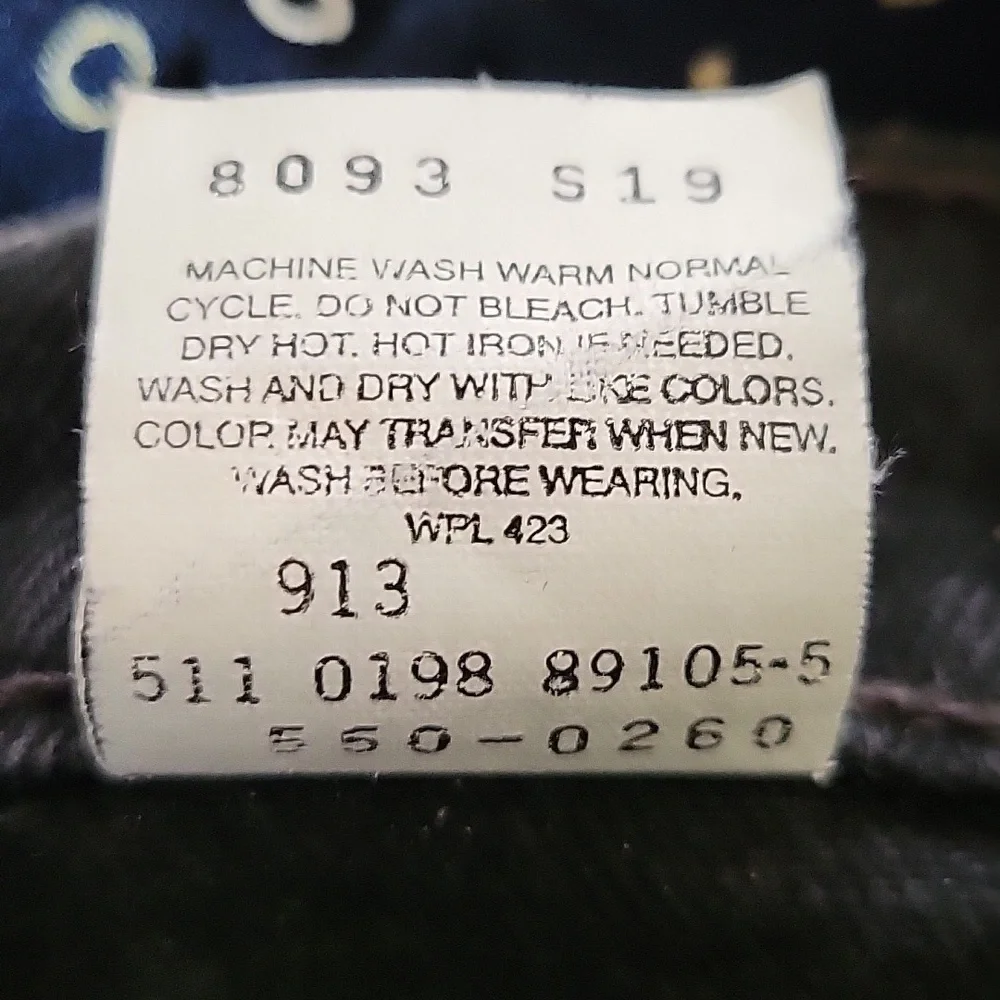 LEVIS Black Vintage 550 Relaxed Jeans - Picture 7 of 12